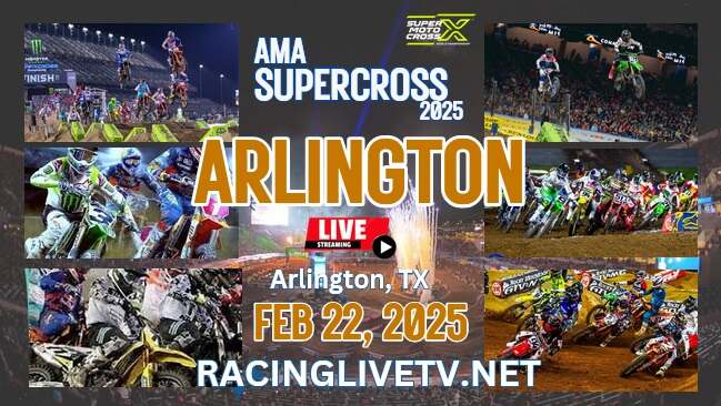 (Arlington) Monster Energy AMA Supercross Live Stream 2025: Race Replay