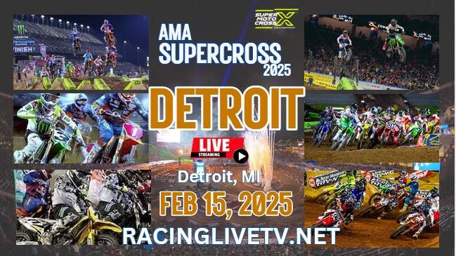 (Detroit) Monster Energy AMA Supercross Live Stream 2025: Race Replay