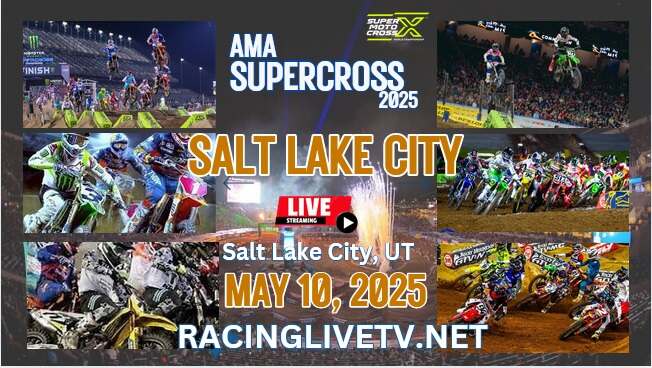 (Salt Lake) City Monster Energy AMA Supercross Live Stream 2025: Race Replay