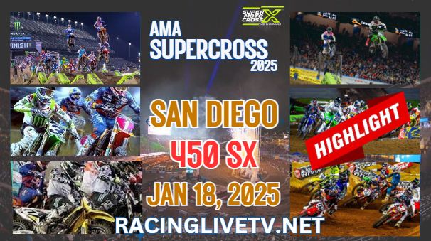 San Diego Supercross 450 Video Highlights 18012025