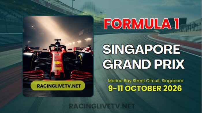 Formula 1 Singapore GP Live Stream TV Broadcast Schedule Replay
